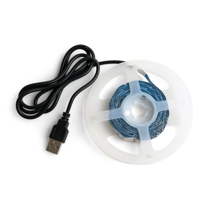 LED стрічка 5V 3м 3000K 2835 60 діодів на метр