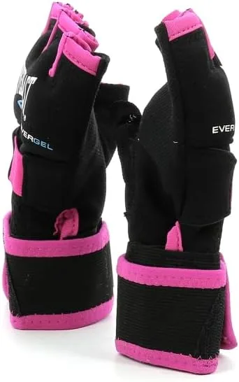 Бинти-рукавички Everlast S/M полимеризованный каучук черный розовый