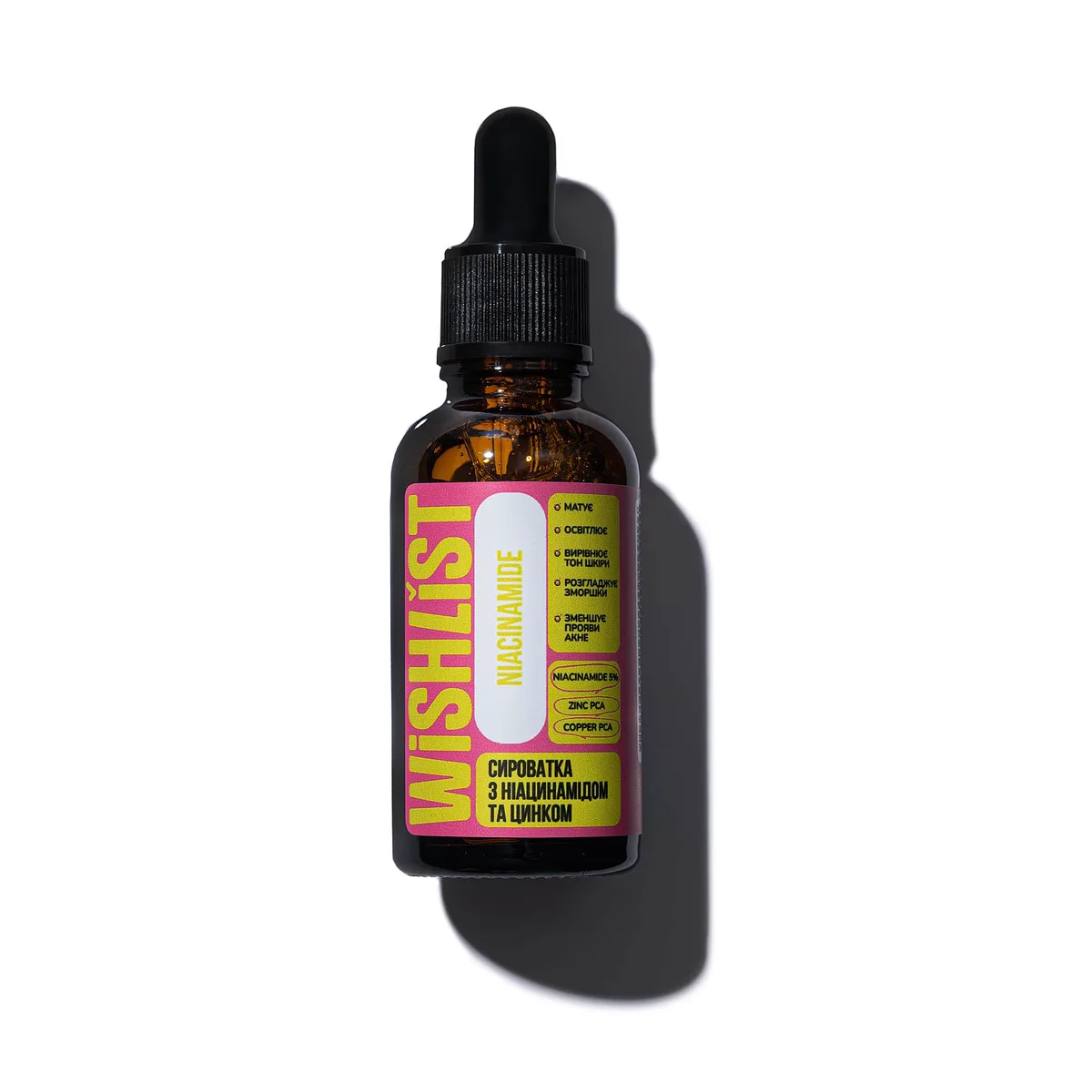 Сироватка з ніацинамідом та цинком WISHLIST Niacinamide Serum, 30 мл