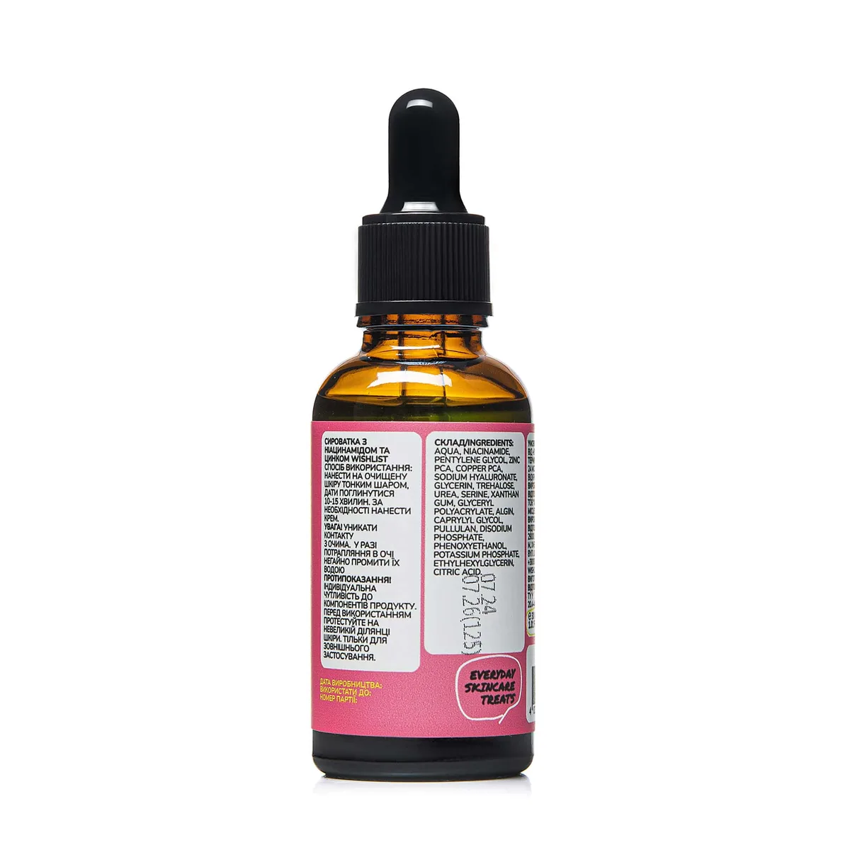 Сироватка з ніацинамідом та цинком WISHLIST Niacinamide Serum, 30 мл