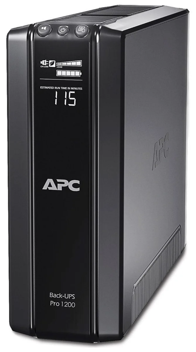 Джерело безперебійного живлення APC Back-UPS Pro 1200VA/720W, LCD, USB, 3+3 Schuko