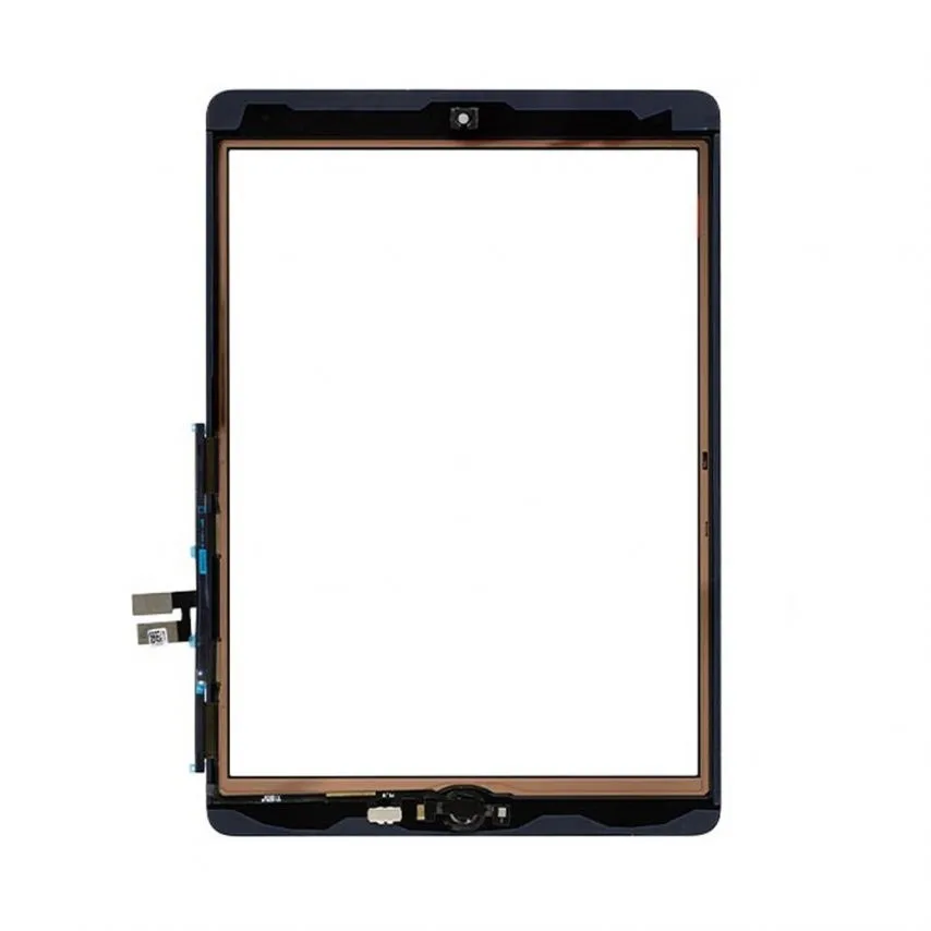Тачскрін сенсор для Apple iPad 10.2 2021 10.2 дюйма чорний з кнопкою меню та шлейфом