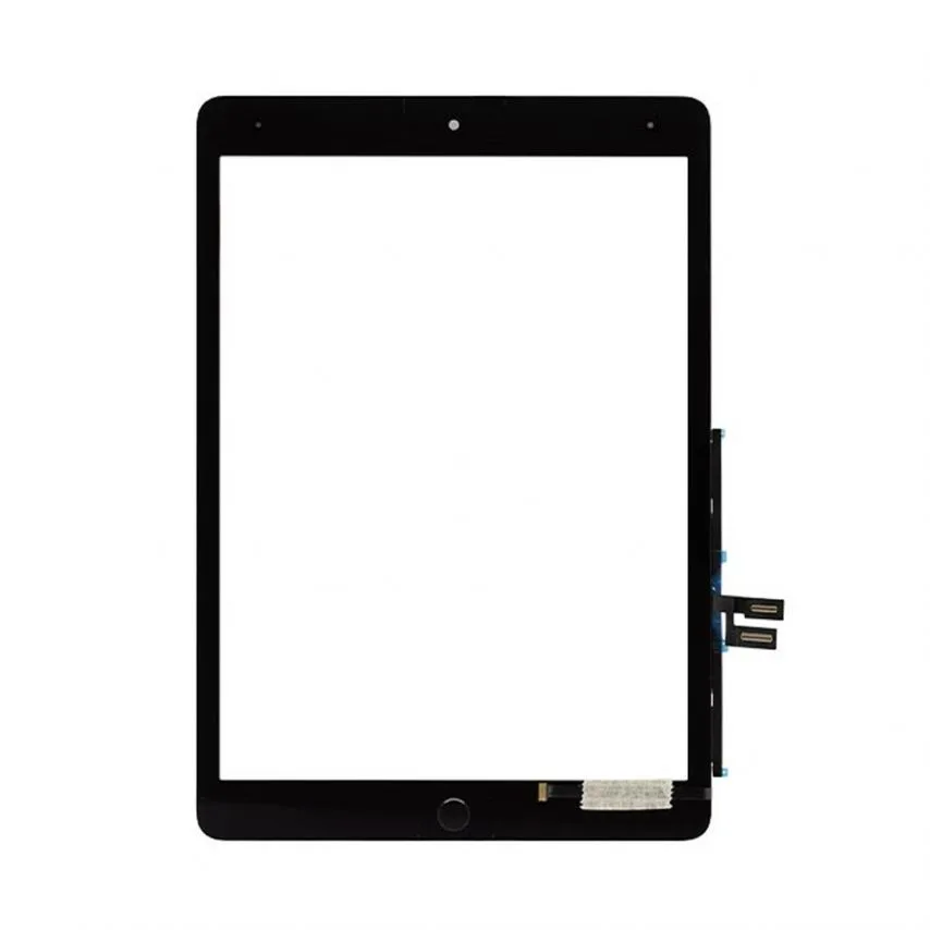 Тачскрін сенсор для Apple iPad 10.2 2021 10.2 дюйма чорний з кнопкою меню та шлейфом