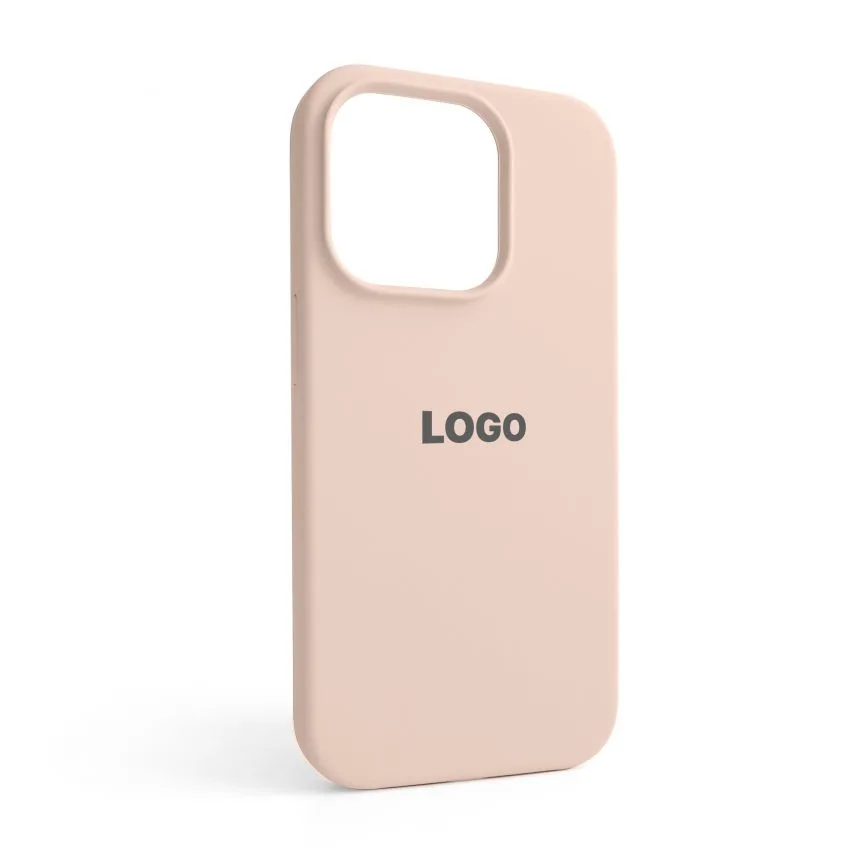 Чохол Silicone Case для Apple iPhone 14 Pro силіконовий бежевий