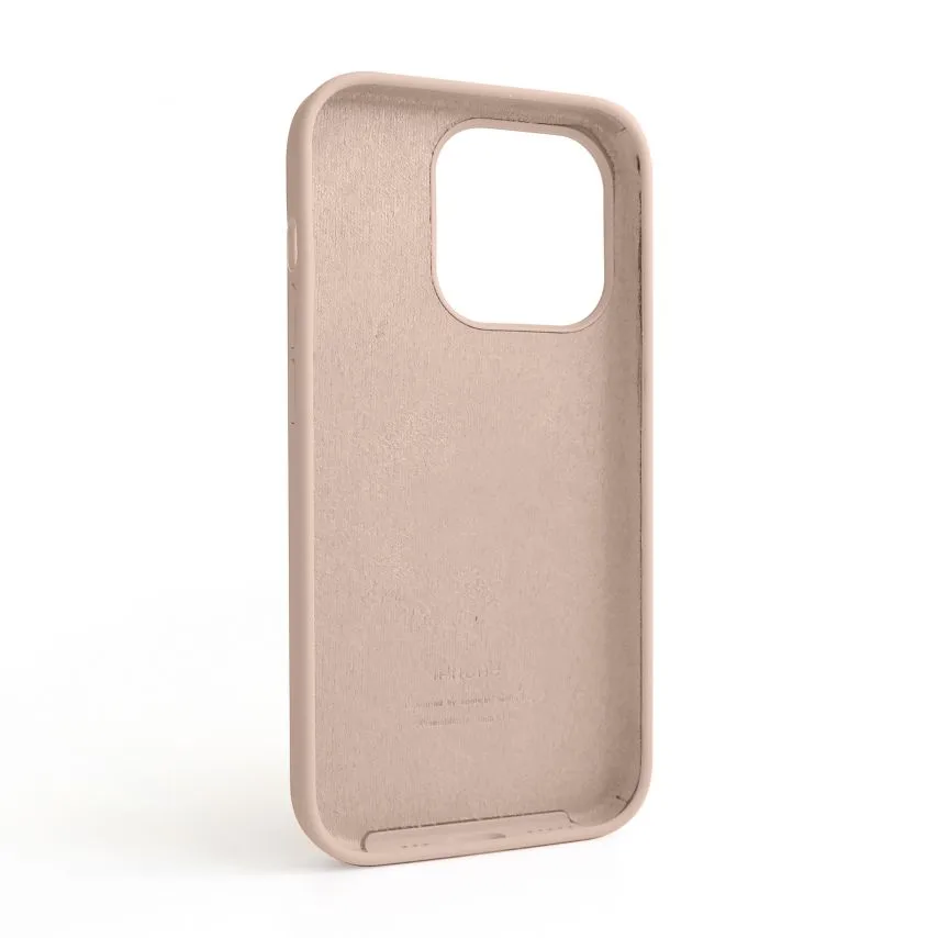 Чохол Silicone Case для Apple iPhone 14 Pro силіконовий бежевий
