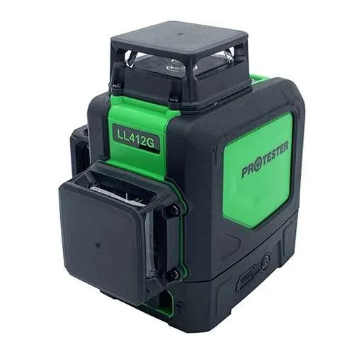 Лазерный нивелир 3x360 зеленый луч 5200 mAh пластик 11x9x11 см