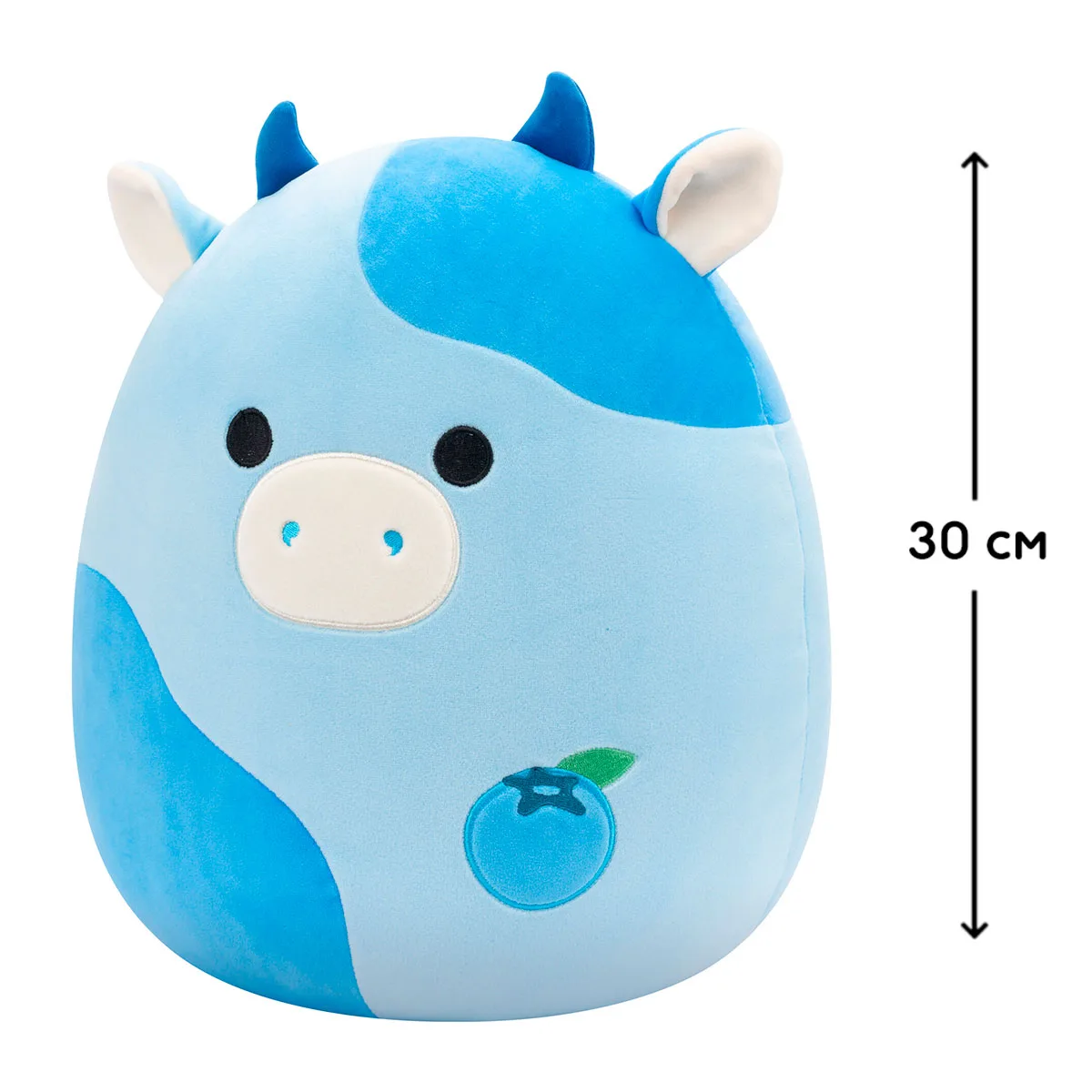 М'яка іграшка Squishmallows поліестер 30 см корівка Рутанія