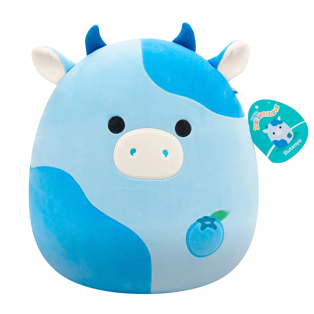 М'яка іграшка Squishmallows поліестер 30 см корівка Рутанія