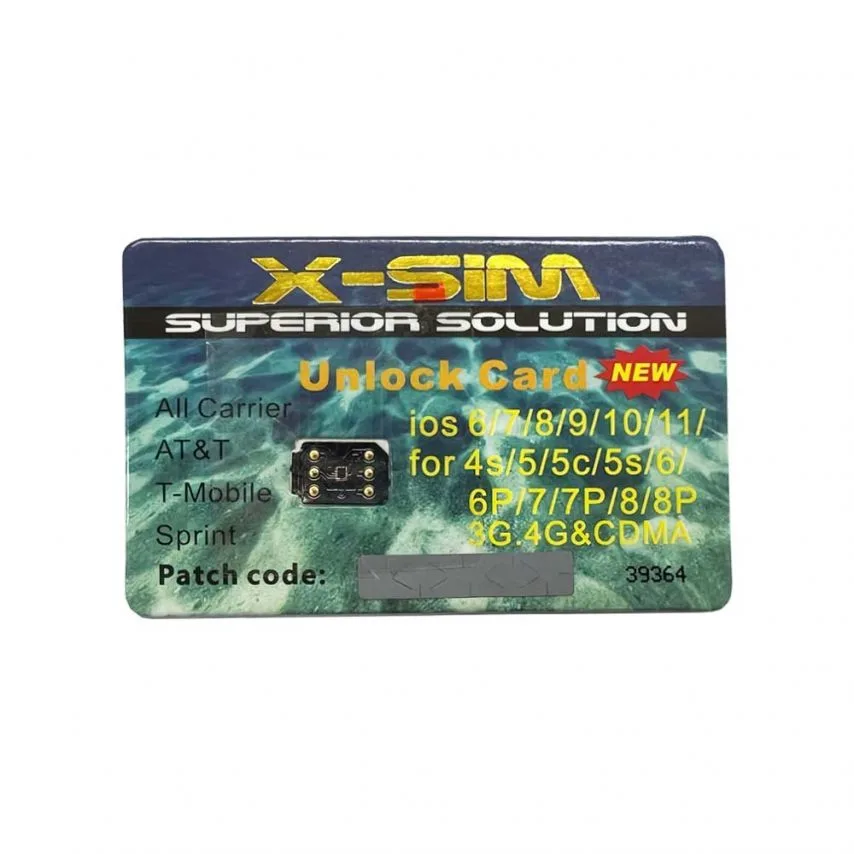 X-Sim для активації та розблокування iPhone High Quality для версій 4s 5 5c 5s 6 6 Plus CDMA