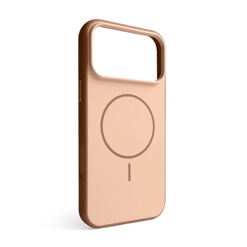Чохол Soft Matte MagSafe TPU 17 Pro Max бежевий