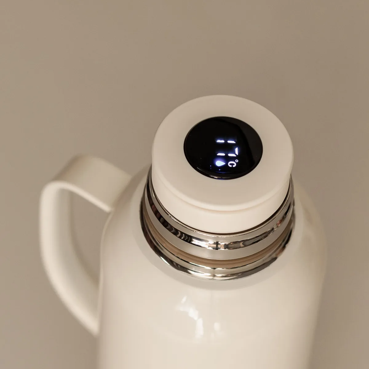 Термос Vacuum 820 мл Нержавіюча сталь Білий