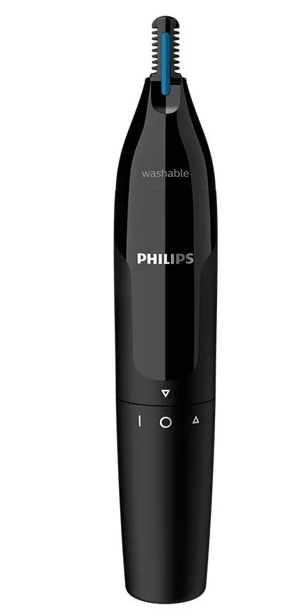 Тример для носа та вух Philips Нержавіюча сталь Чорний