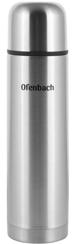 Вакуумний термос Ofenbach 1000 мл з нержавіючої сталі з кришкою-склянкою для гарячих і холодних напоїв