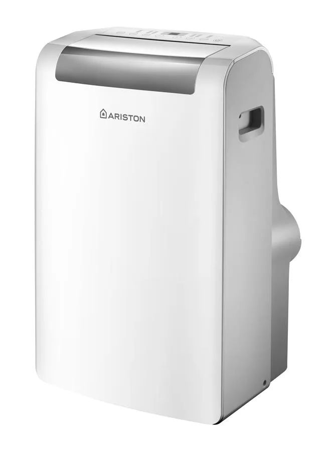 Мобільний кондиціонер Ariston Mobis Plus 10 для приміщень до 20 м2, з функцією on/off, потужністю 10000 BTU (3.1 кВт), клас енерго