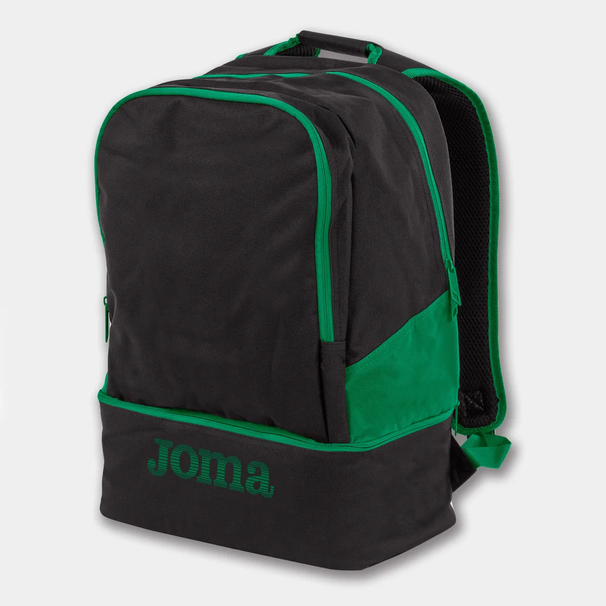 Рюкзак Joma 100% полиэстер 46х32х20 см черно-зеленый для футбола