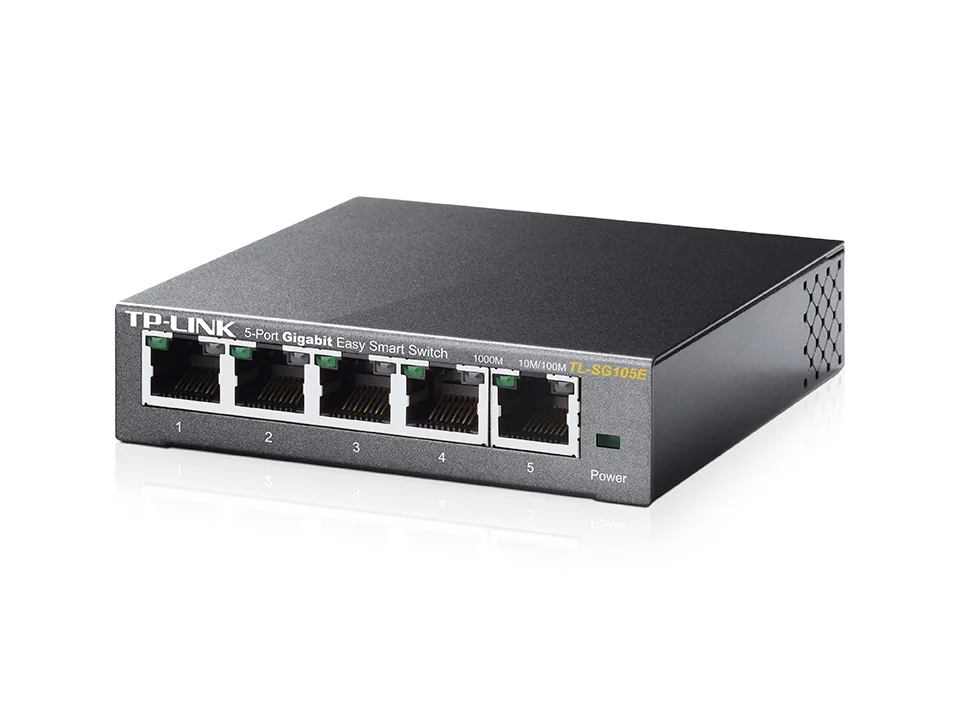 Комутатор TP-LINK TL-SG105E 5xGE, WebSmart