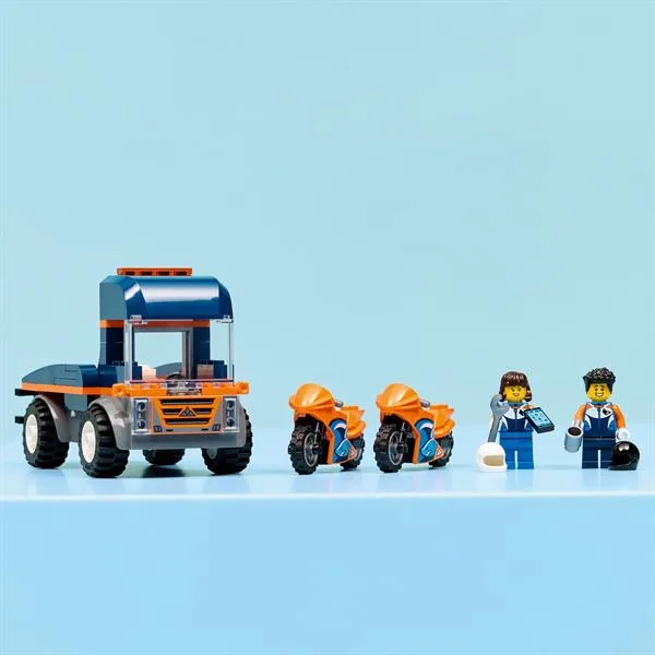 Конструктор LEGO 88 деталей Транспортер мотоциклів Пластик 26х19х5 см