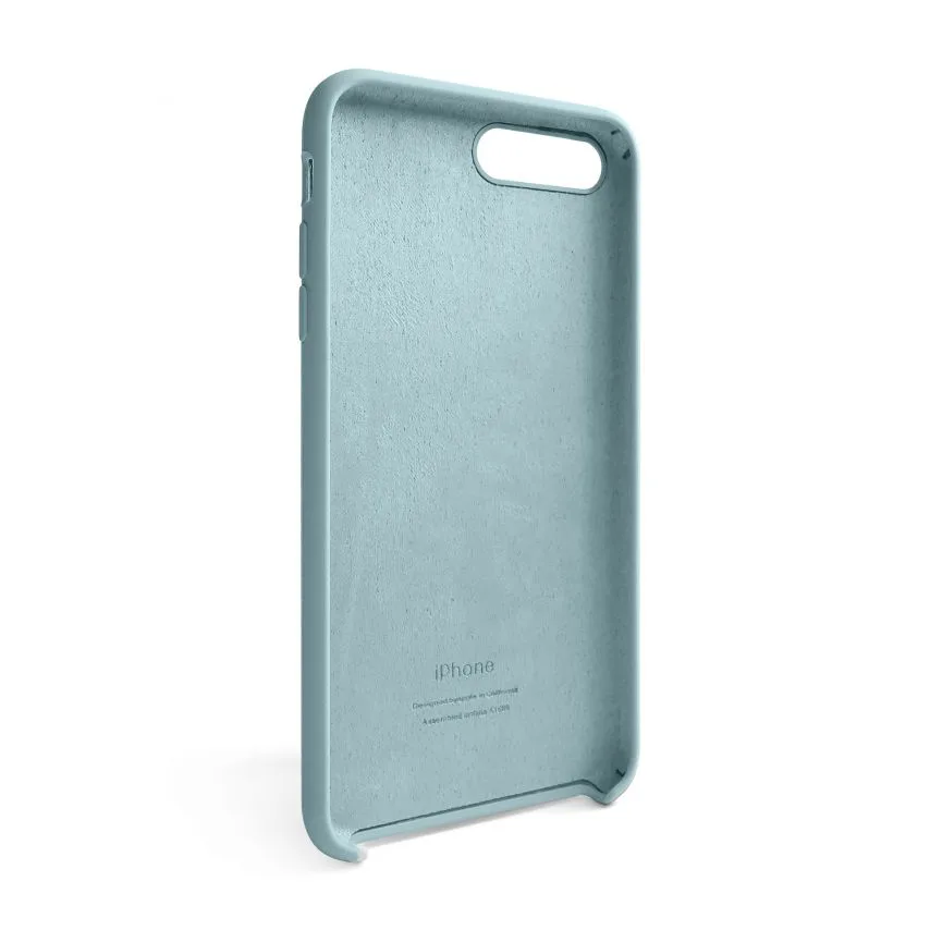 Чохол Silicone для Apple iPhone 7 Plus 8 Plus силіконовий бірюзовий