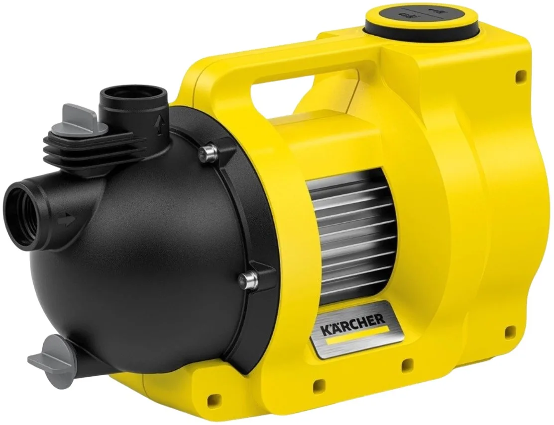 Садовий насос Karcher BP 5.000 Garden 1000 Вт, продуктивність 5 куб. м/год, висота підйому 45 м, глибина занурення 8 м, вага 7 кг.