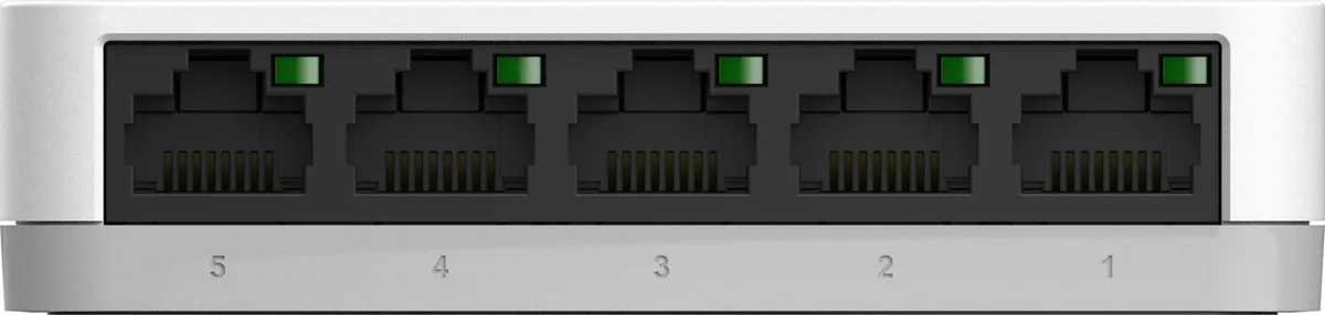Комутатор D-Link GO-SW-5G 5xGE, Некерований