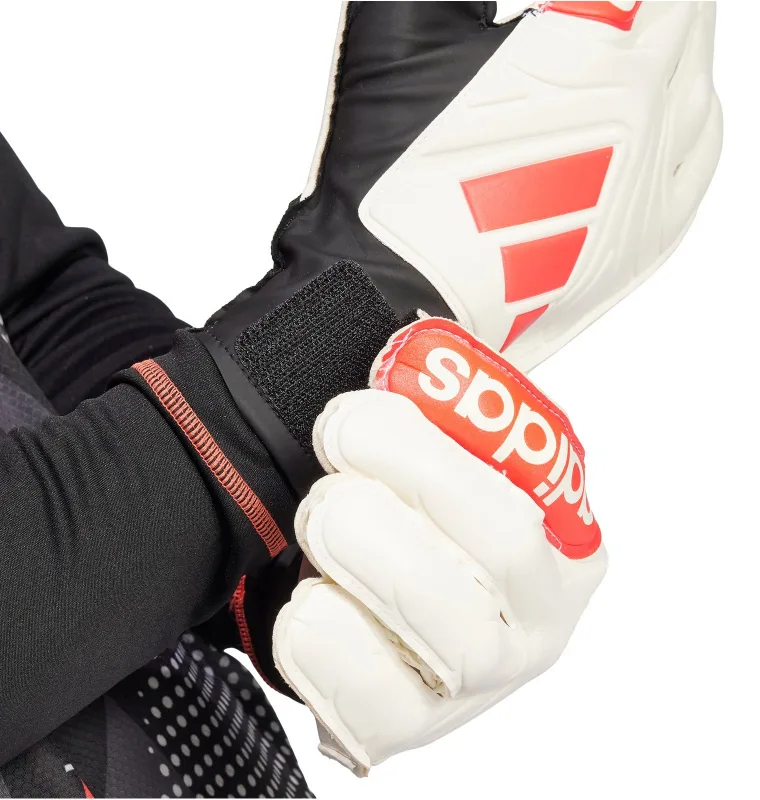 Рукавички воротарські Adidas 65% поліестер 10,5 білий чорний червоний
