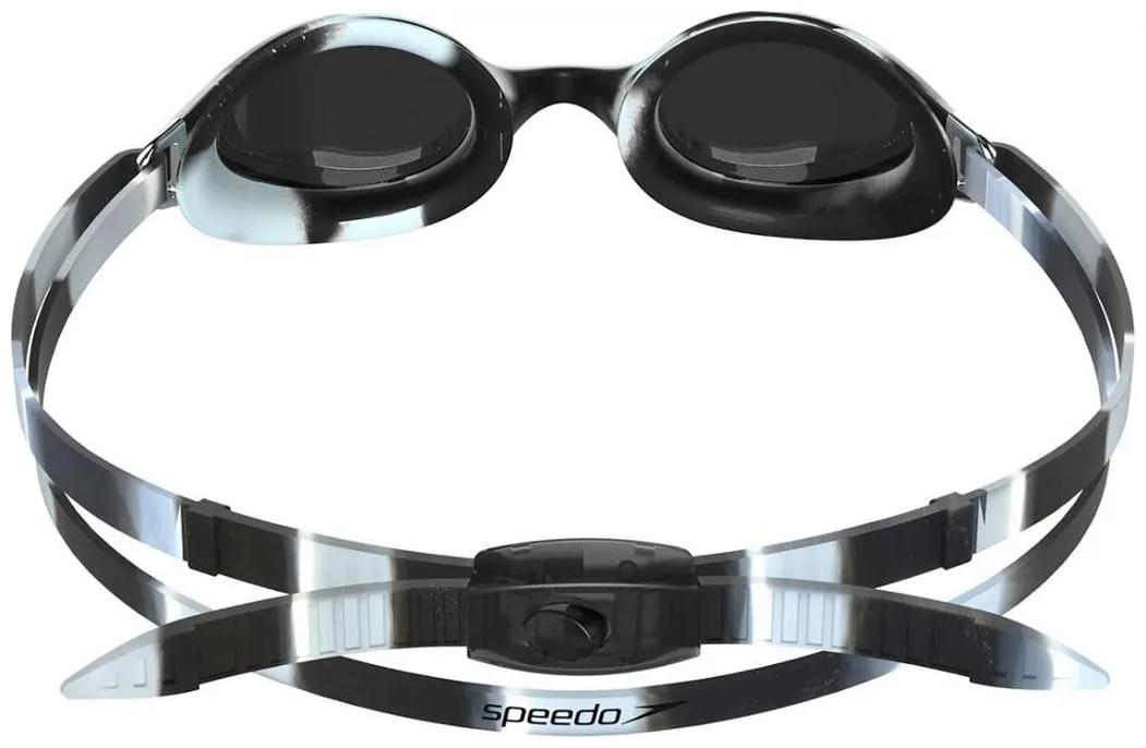 Окуляри для плавання SPEEDO силікон One Size чорний сірий