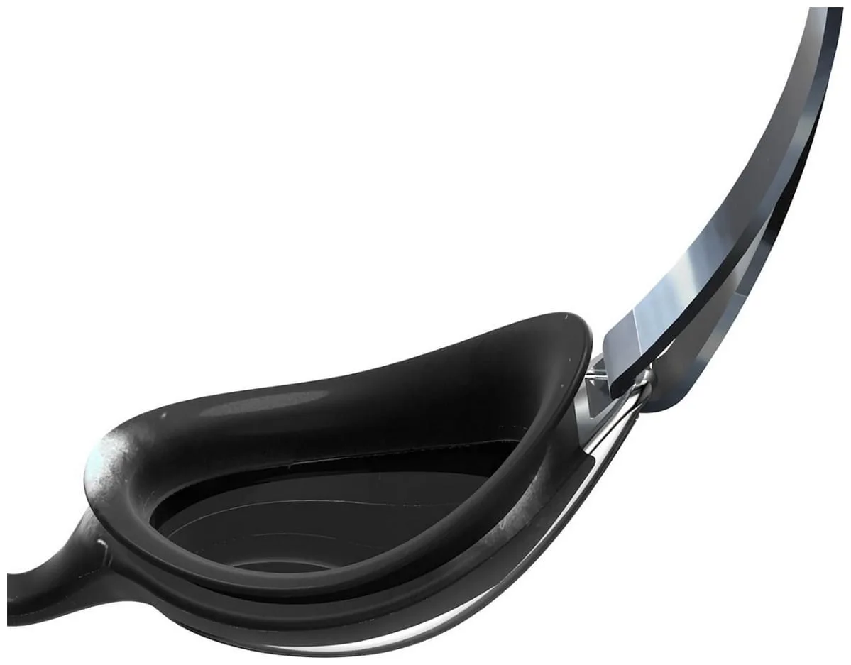 Окуляри для плавання SPEEDO силікон One Size чорний сірий