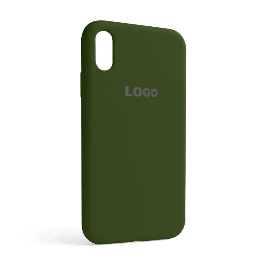 Чохол силіконовий для смартфонів Apple Xr  зелений