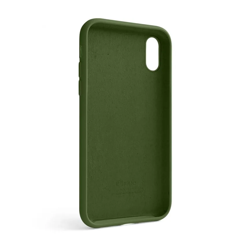Чохол силіконовий для смартфонів Apple Xr  зелений