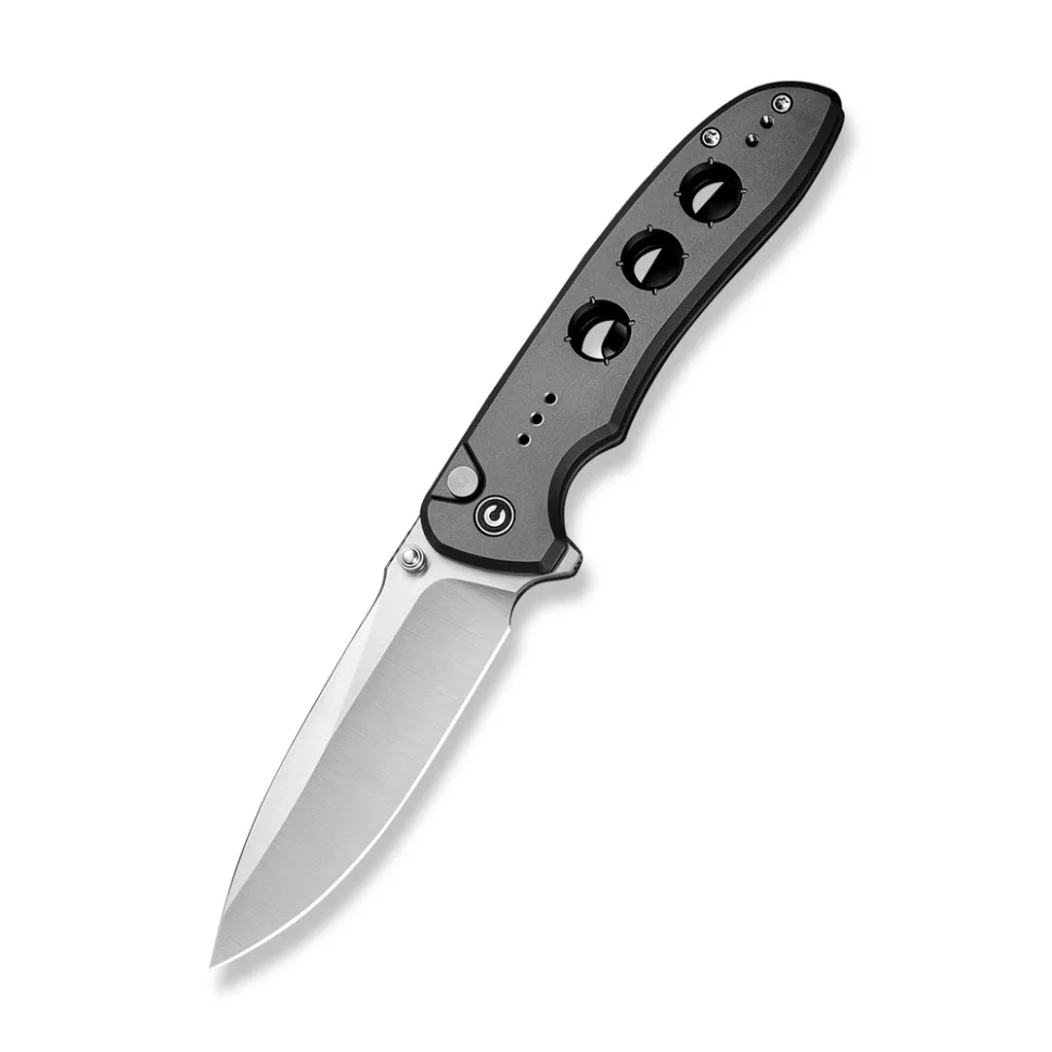 Складной нож Civivi 88,8 мм 14C28N алюминий серый