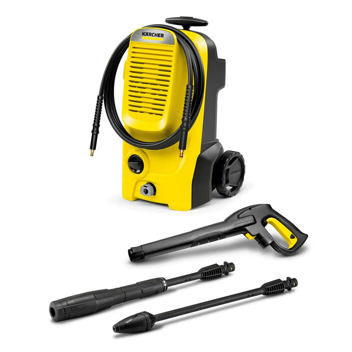 Високотехнологічна мінімийка Karcher K 5 Classic, потужність 2100Вт, робочий тиск 20-145 бар, витрата води 500л/год, шланг 8м, ваг
