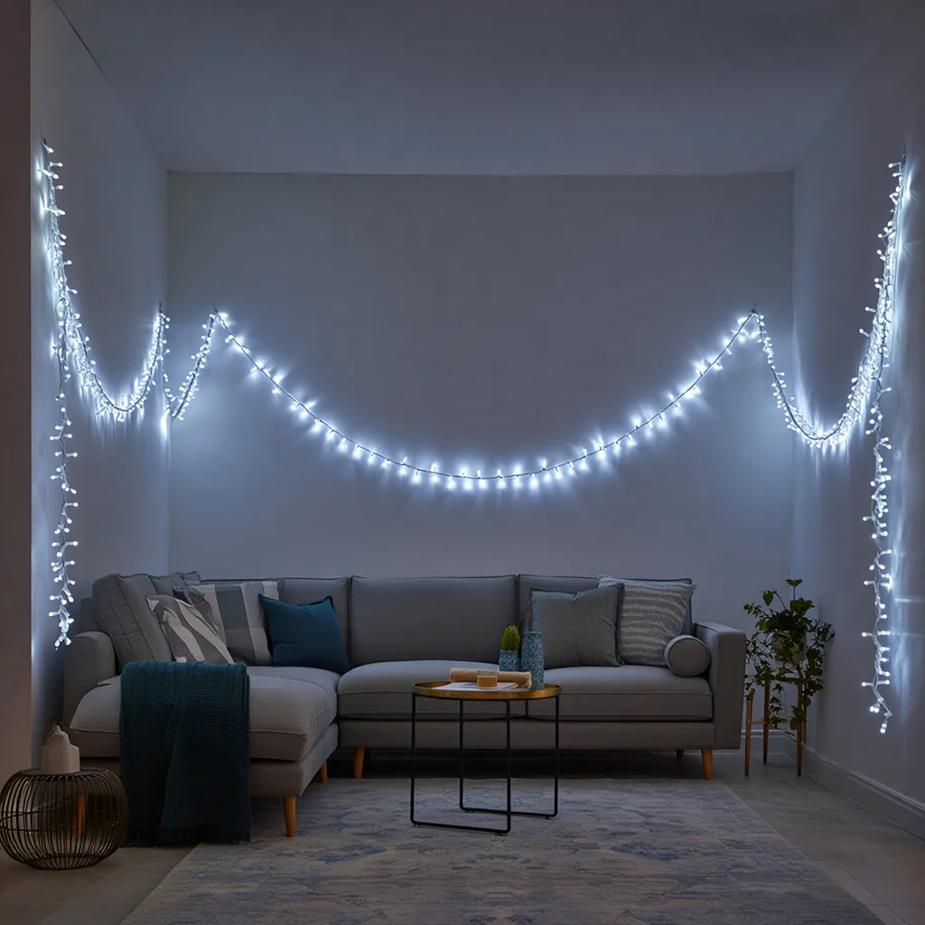 Світлодіодна гірлянда каучук 14 м білий 160 LED