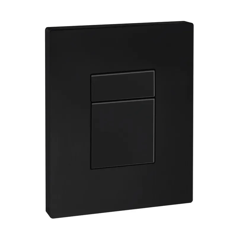 Панель слива Koer ABS 157x198 мм Черный матовый