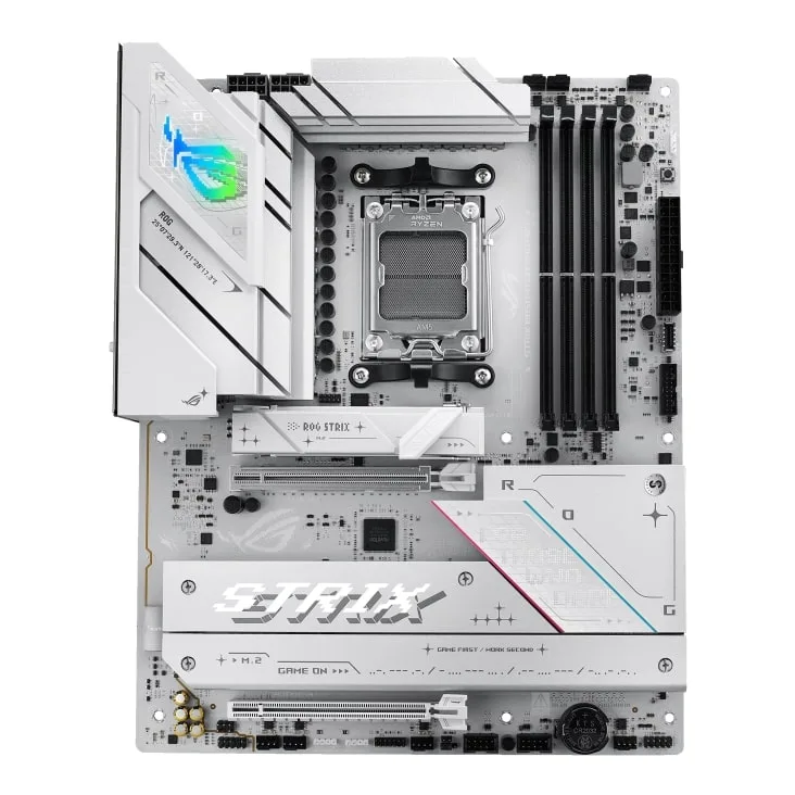 Материнская плата ASUS ROG STRIX B850-A GAMING WIFI sAM5 B850 4xDDR5 M.2 HDMI DP Wi-Fi BT ATX белая