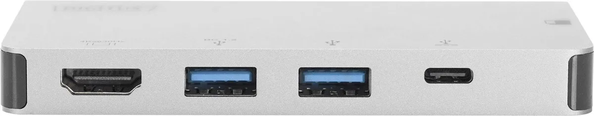 Хаб DIGITUS USB-C > HDMI/2xUSB-A/USB-C/SD/MicroSD