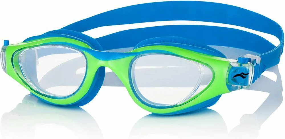 Окуляри для плавання AQUA SPEED силікон OSFM синій зелений