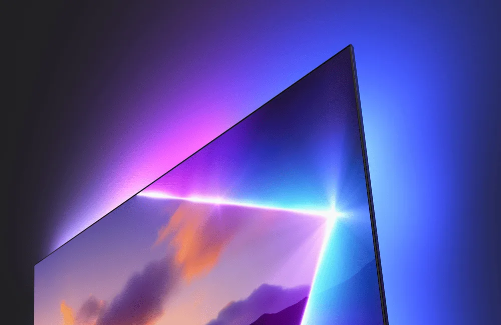 LED-телевізор Philips QLED 55 дюймів Чорний 4K Ultra HD Smart TV