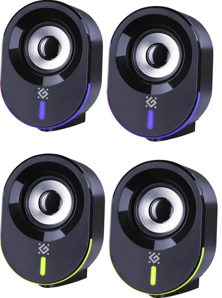 Акустика Defender 10Вт Bluetooth 5.3 Чорна 84х140х200 мм