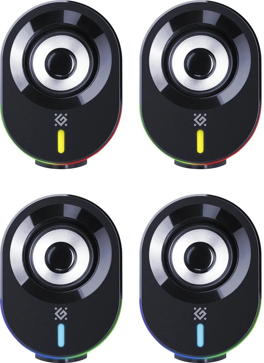 Акустика Defender 10Вт Bluetooth 5.3 Чорна 84х140х200 мм