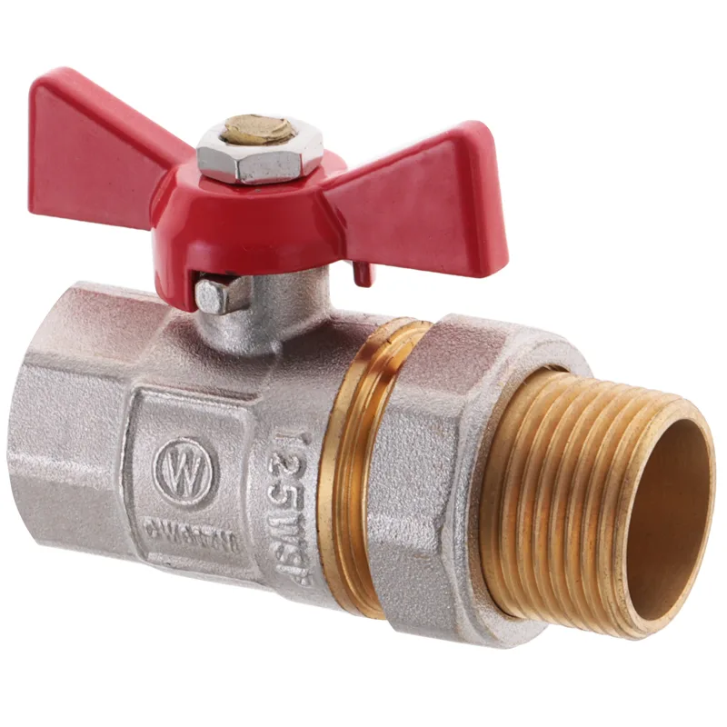 Кран американка WATERPRO латунь 3/4" стальной
