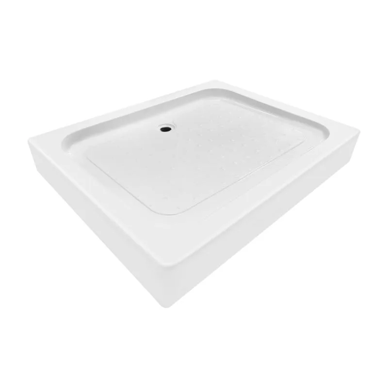 Душовий піддон KAPIELKA ST100x80х14 акриловий 100x80 см білий