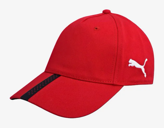 Кепка Puma 100% бавовна OSFA червона унісекс спортивна