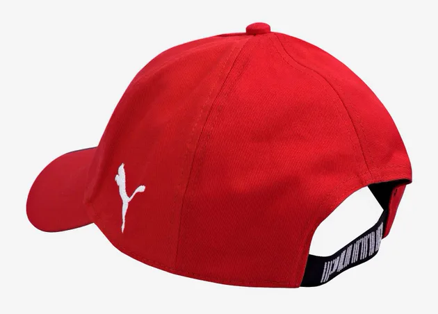 Кепка Puma 100% бавовна OSFA червона унісекс спортивна