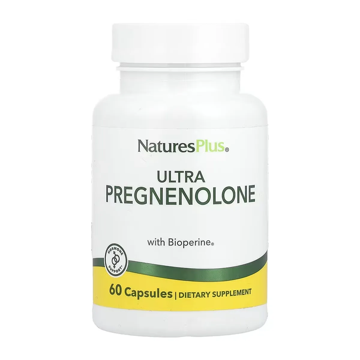 Ультра Прегненолон Nature's Plus 60 капсул Мікронізований прегненолон з Bioperine