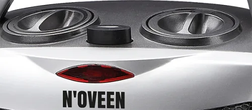 Керамический тепловентилятор Noveen 750 1500 Вт для площади до 18 кв м Черный