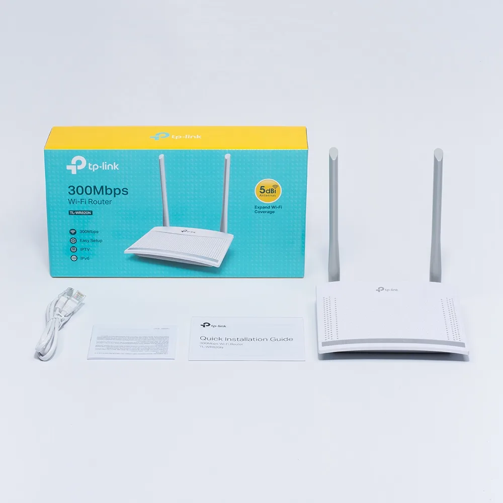 Маршрутизатор TP-LINK TL-WR820N N300, 2xFE LAN, 1xFE WAN