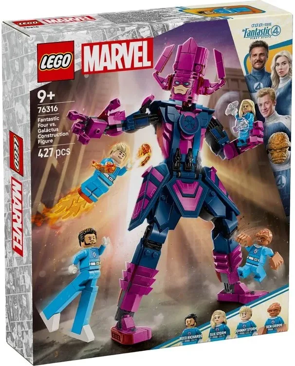 Конструктор LEGO Super Heroes 76316 Фантастична четвірка проти Ґалактуса різнокольоровий