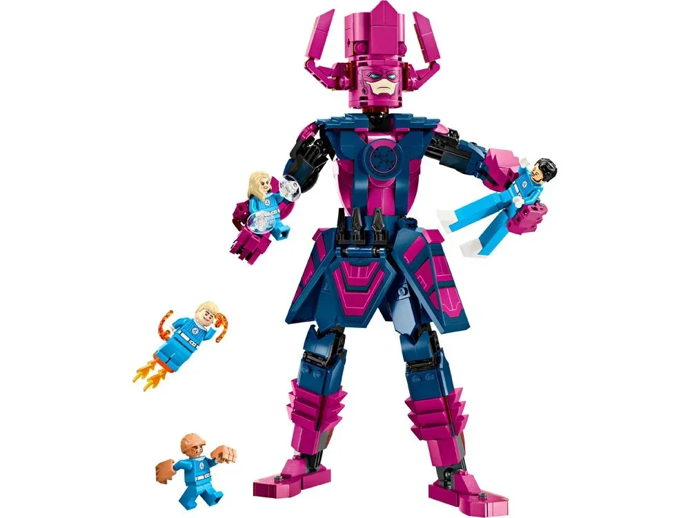 Конструктор LEGO Super Heroes 76316 Фантастична четвірка проти Ґалактуса різнокольоровий