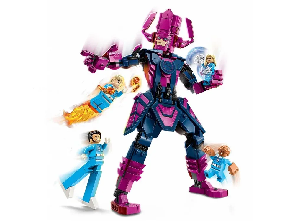 Конструктор LEGO Super Heroes 76316 Фантастична четвірка проти Ґалактуса різнокольоровий