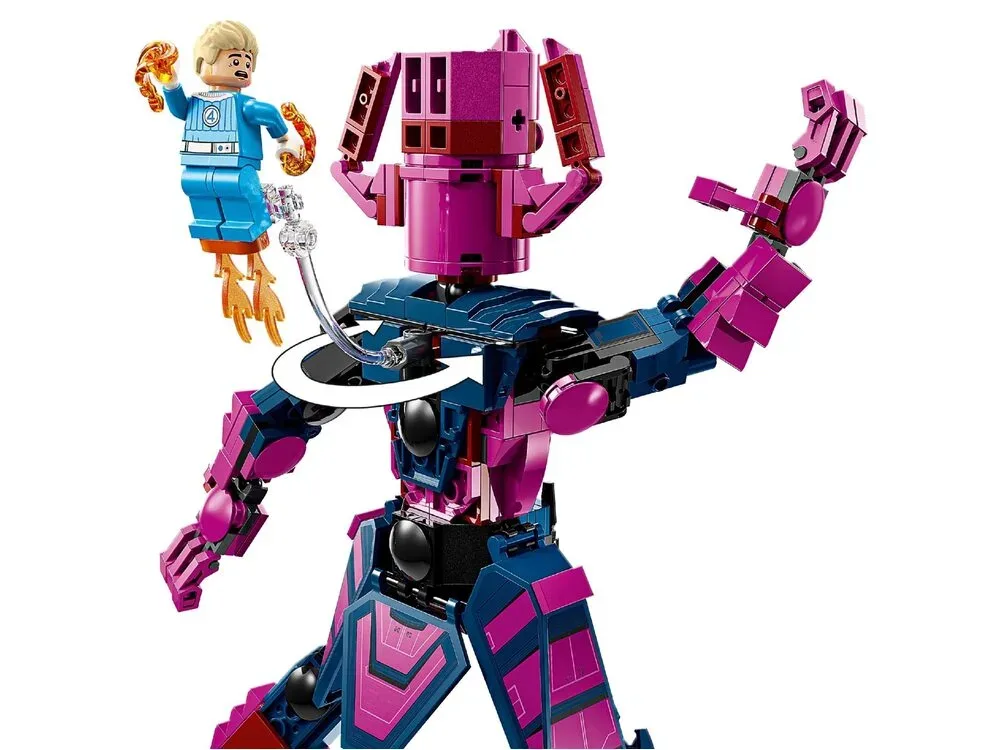 Конструктор LEGO Super Heroes 76316 Фантастична четвірка проти Ґалактуса різнокольоровий